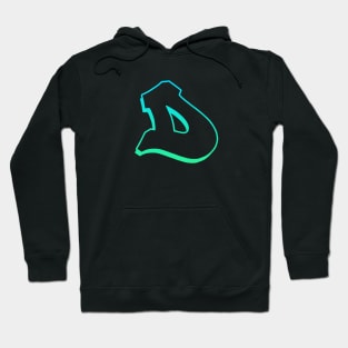 Letter D - Outline Hoodie